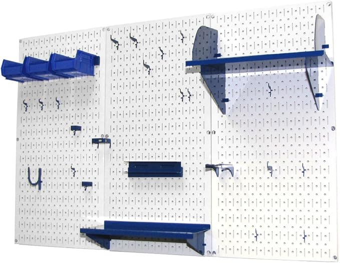 Wall Control Pegboard Organizer 4 ft. Metal Pegboard Standard Tool Storage Kit - Image 2