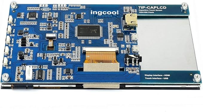 Ingcool 7 inch HDMI LCD 1024x600 Resolution Capacitive Touch Screen IPS Display - Image 9