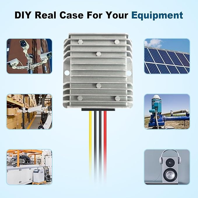 18V to 12V 20A 240W DC-DC Buck Converter, Heavy Duty DC Step-Down Voltage - Image 4