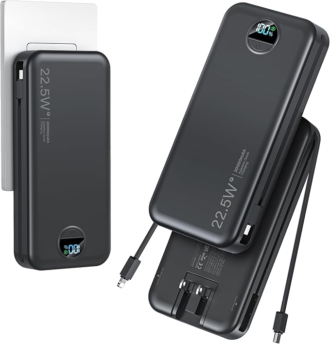 aonidi 20000mAh Ultra-Portable-Charger-Power-Bank PD20W by AONIDI