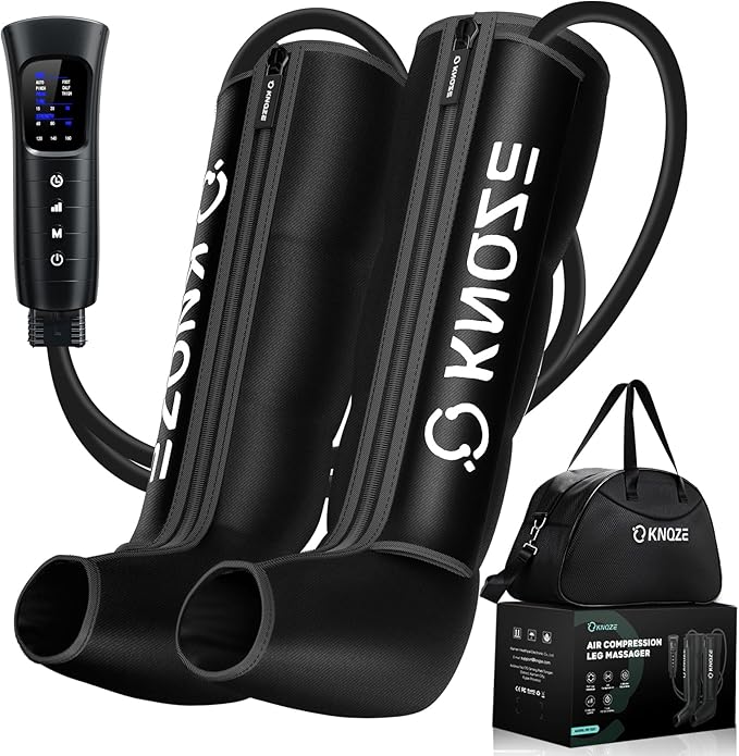KNQZE Air Compression Recovery System, Foot and Full Leg Recovery Boots by KNQZE