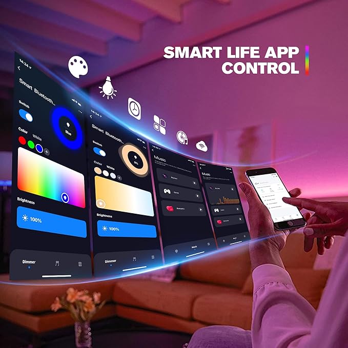 XXK LM053 Bluetooth Mesh 4.2 LED Strip Controller RGB CCT RGBW 5in1 Dimmable - Image 4