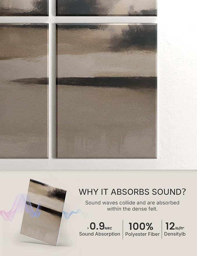 Wall Art Acoustic Panels, Panels - Image 4