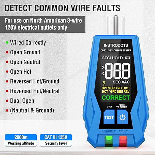 INSTRODOTS Circuit Breaker Finder, Digital Breaker Finder - Image 6