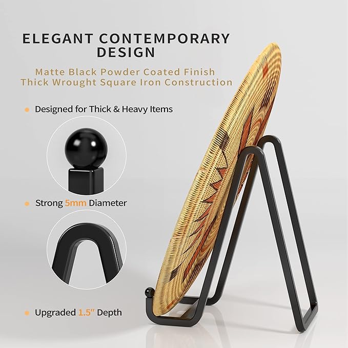 IPAME 4 Pack Plate Stands for Display - Image 2