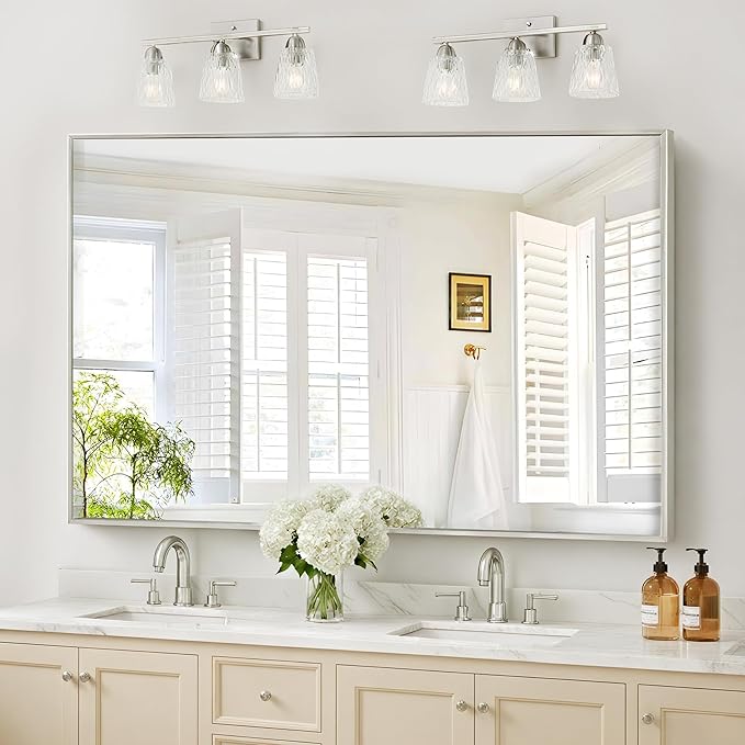 36x55 inch Bathroom Mirror, Large Rectangular Wall Mirrors - Image 2