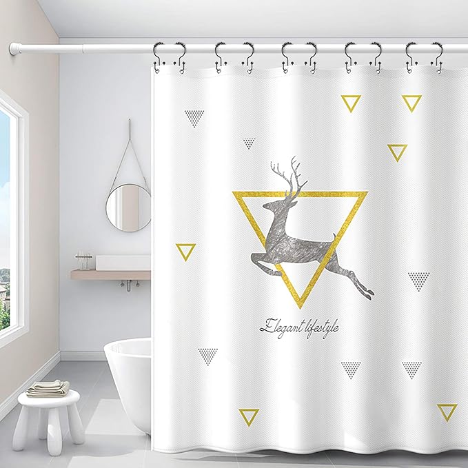 Shower Curtain Hooks, Goowin Shower Curtain Rings, Stainless Steel Shower - Image 7