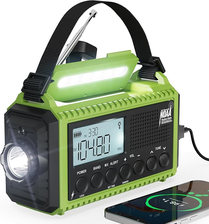 Emergency Radio, 5000 NOAA Weather Radio by Mesqool