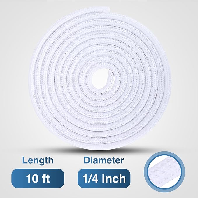 Nilight Cable Sleeve, 10ft-1/4inch Cord Management Sleeves, Braided Sleeving - Image 2