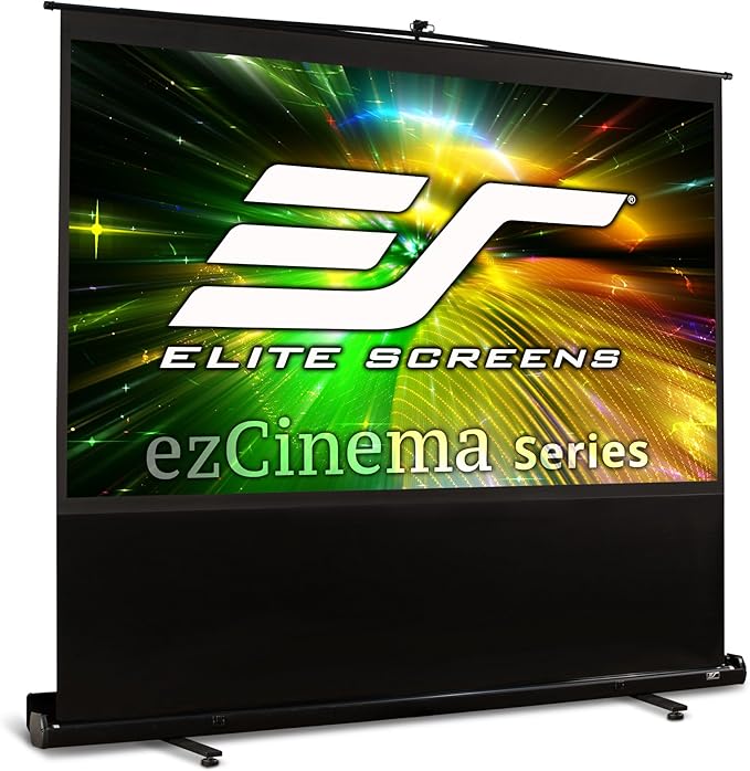 Elite Screens ezCinema Series, 150-INCH 16:9, Manual Pull Up Projector Screen by EliteScreensInc