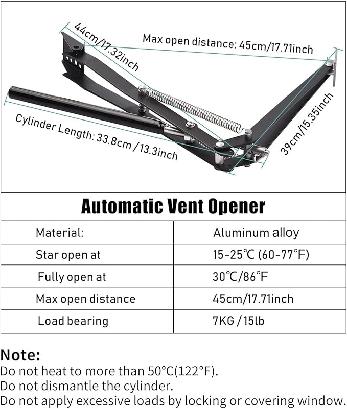 2X Auto Vent Opener Solar Automatic Window Opener - Image 4