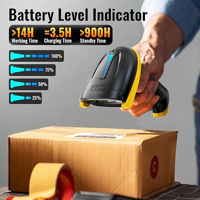 Tera Barcode Scanner Wireless Versatile 2-in-1 - Image 2