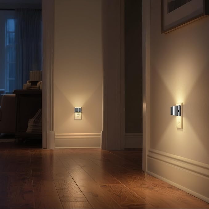DORESshop LED Night Light, Night Lights Plug into Wall, 3 Level Brightness - Image 6