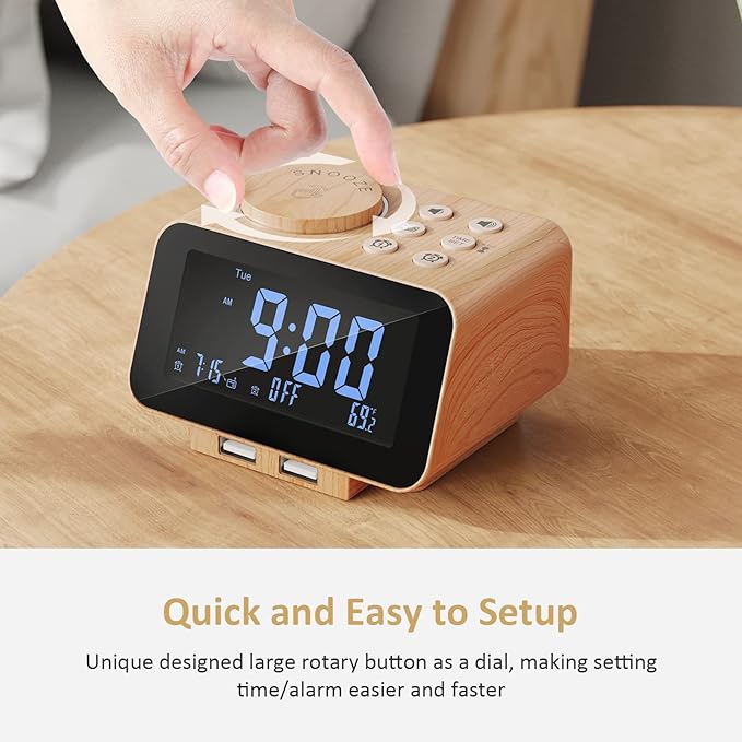 USCCE Digital Alarm Clock Radio - Image 5