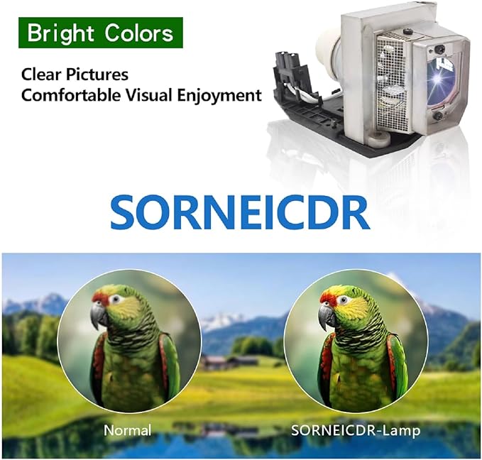SORNEICDR 725-10229/330-6581 / KFV6M A+ Quality Replacement Projector Lamp Bulb - Image 3