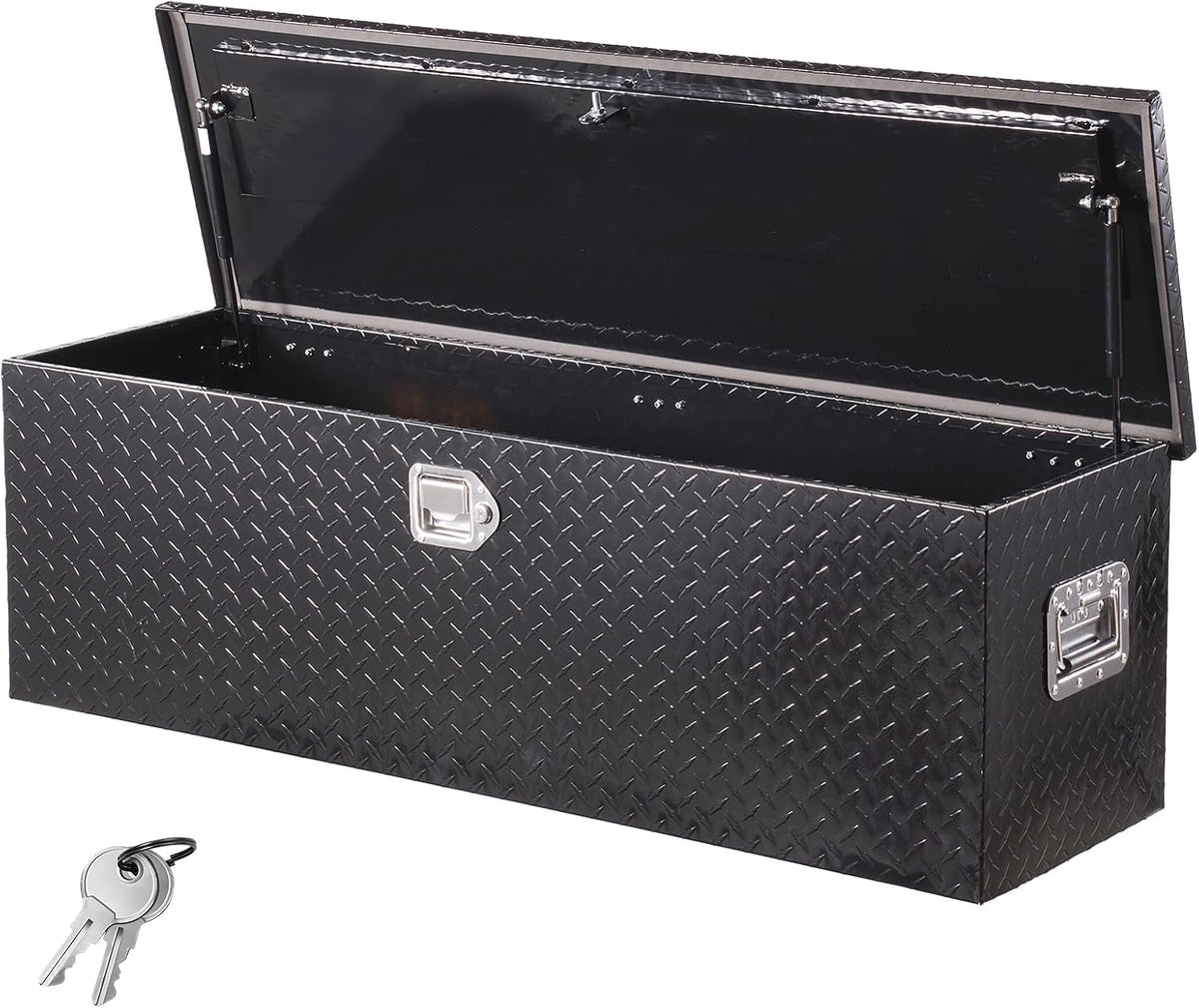 vevor heavy duty aluminum truck bed tool box, main product view