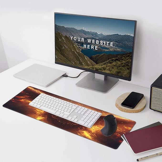 Golden Owl Extended Big Mouse Pad Large, XL Gaming Mouse Pad Desk Pad, - Image 8