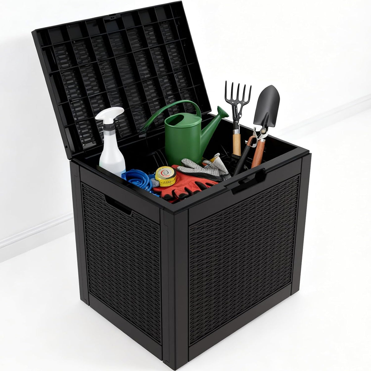 zapdos outdoor storage box, 31 gallon deck box, main product view
