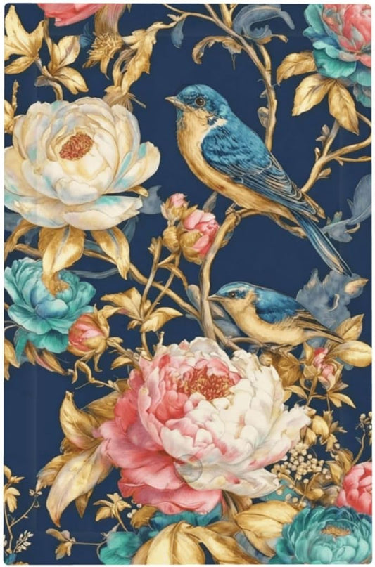 Bvtewkhz Floral Birds Morris No Device Single Blank Decorative Outlet Covers by Unknown