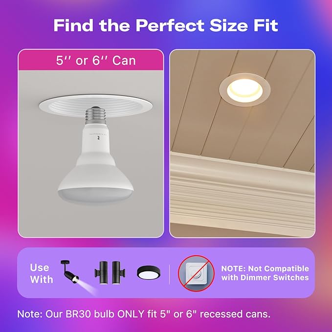 THIRDREALITY Smart Color Bulb ZB3, Zigbee hub Required, 650 Lumens, BR30/E26 - Image 2