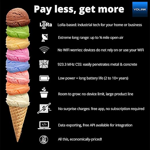 YoLink Smart Wireless Temperature & Humidity Sensor, Wide Temp Range - Image 7