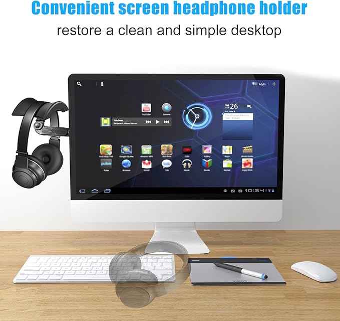 Khazylorr Monitor Stand for Headphones and Headsets, Adjustable Headphone - Image 5