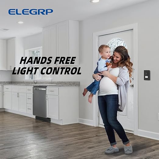 ELEGRP Occupancy Motion Sensor Light Switch, PIR Infrared Motion Activated Wall - Image 5