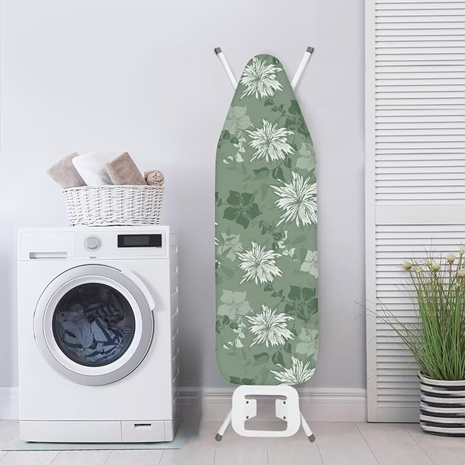 ZCFYGDX Ironing Board Covers Flower Branches Green Print Easy to Install - Image 3