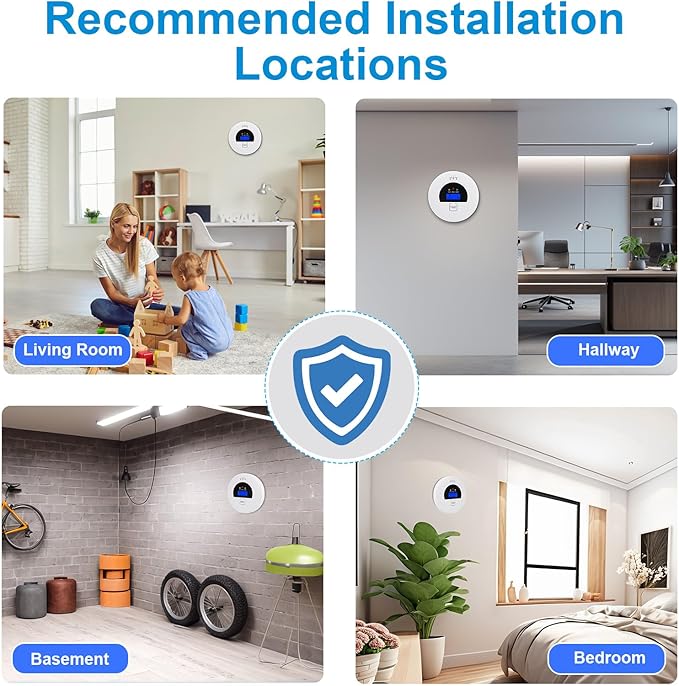 2-Pack, Smoke Alarm and Carbon Monoxide Detector, Carbon Monoxide and Smoke - Image 7