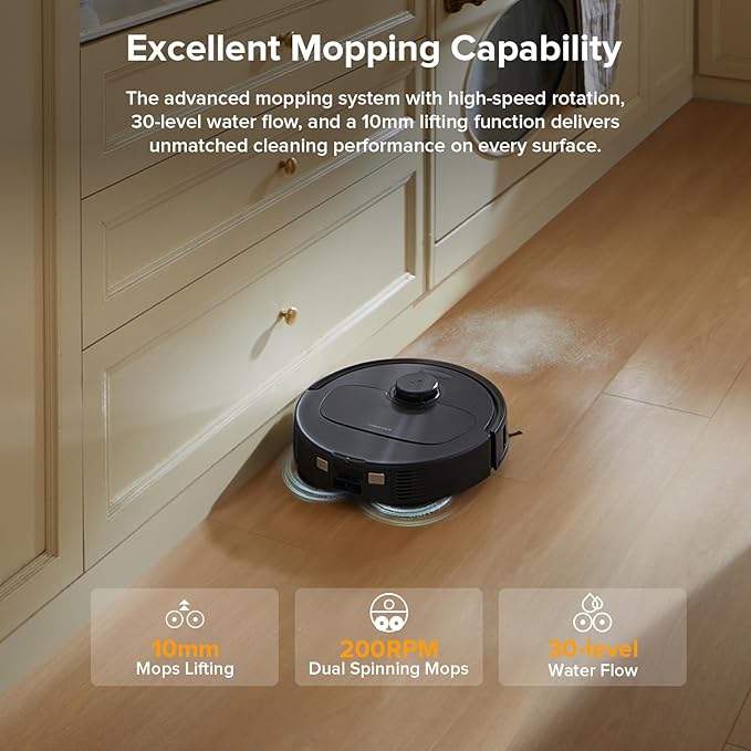roborock Qrevo Series Robot Vacuum and Mop, 8000Pa Suction, Upgraded from Qrevo - Image 5