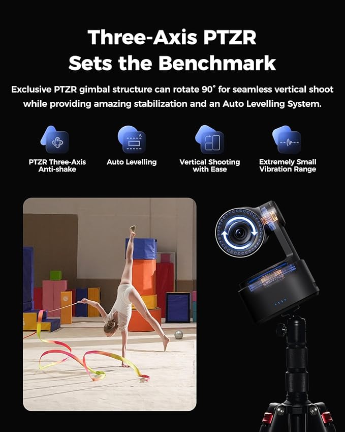 OBSBOT Tail 2 PTZR NDI Camera 4K@60FPS, Pro AI Tracking, 1/1.5" CMOS, 5X - Image 5