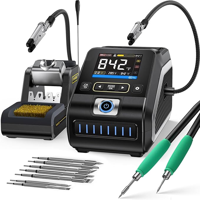 FNIRSI DWS-200 200W Precision Digital Soldering Station Kit, by FNIRSITechnology