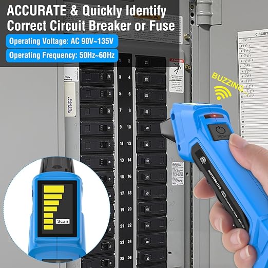 INSTRODOTS Circuit Breaker Finder, Digital Breaker Finder - Image 2