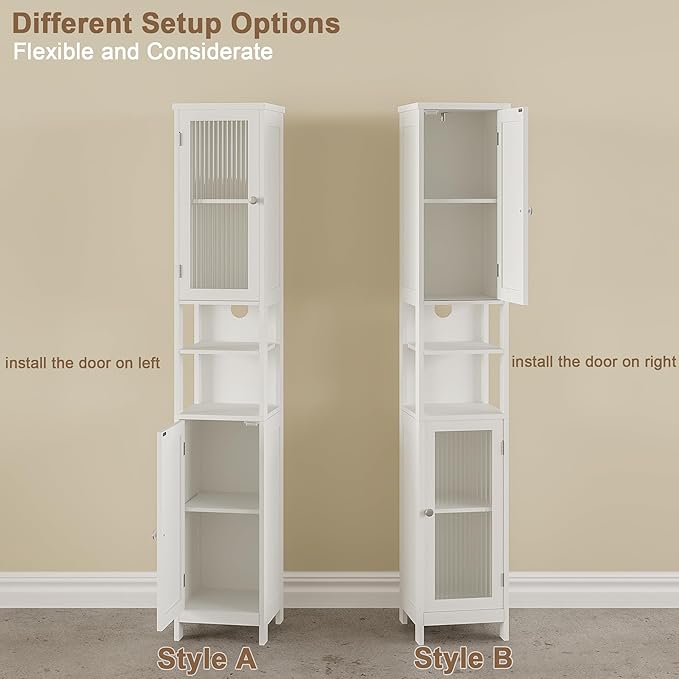 ChooChoo Tall Bathroom Storage Cabinet - Image 7