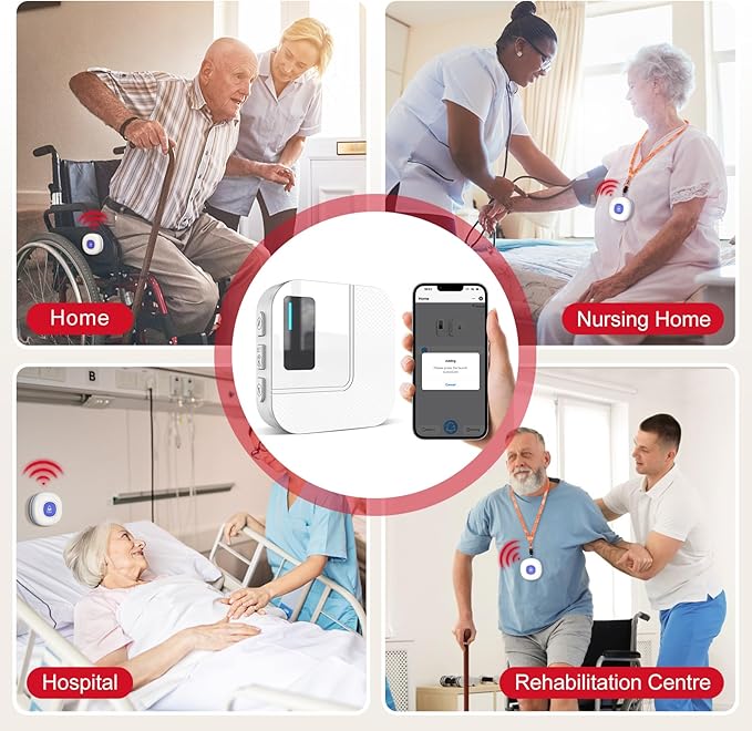 CallToU Wi-Fi Wireless Caregiver Pager Call Button - Image 5