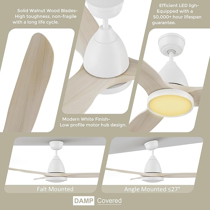 SMAAIR 52 inch Ceiling Fans - Image 3