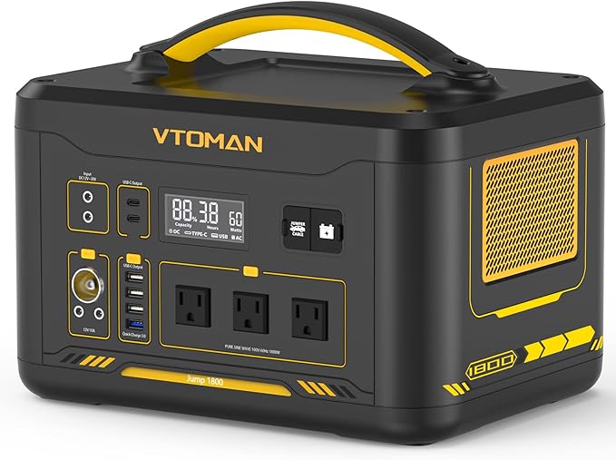 VTOMAN Jump 1800 Portable Power Station by VTOMAN