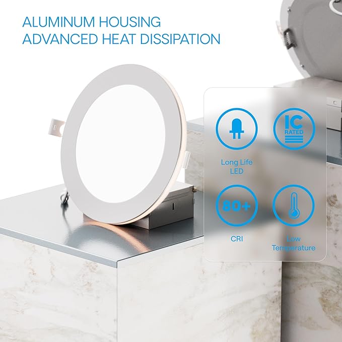 INFIBRITE 6 in Slim Recessed LED Downlight - Image 3