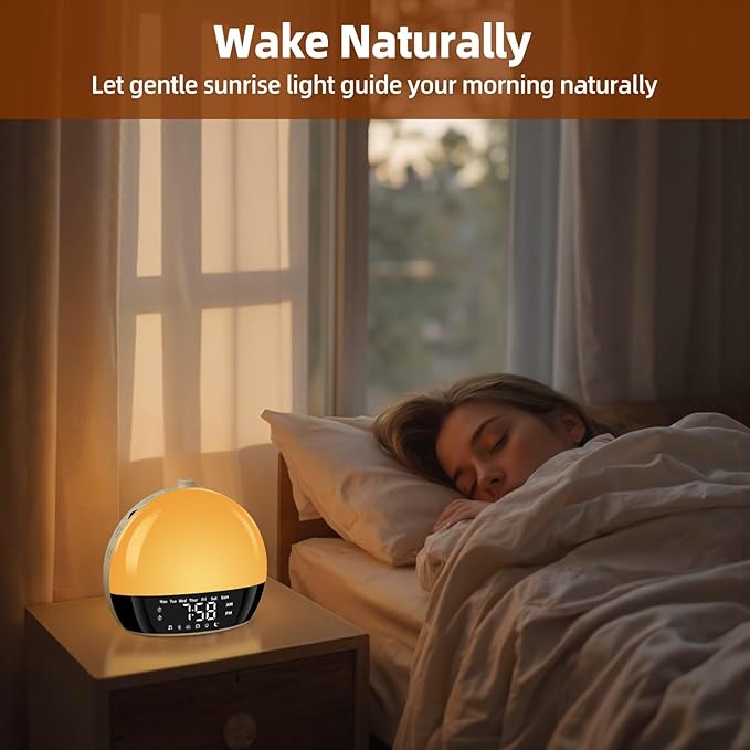 Risop Wake Up Light Sunrise Alarm Clock - Image 4
