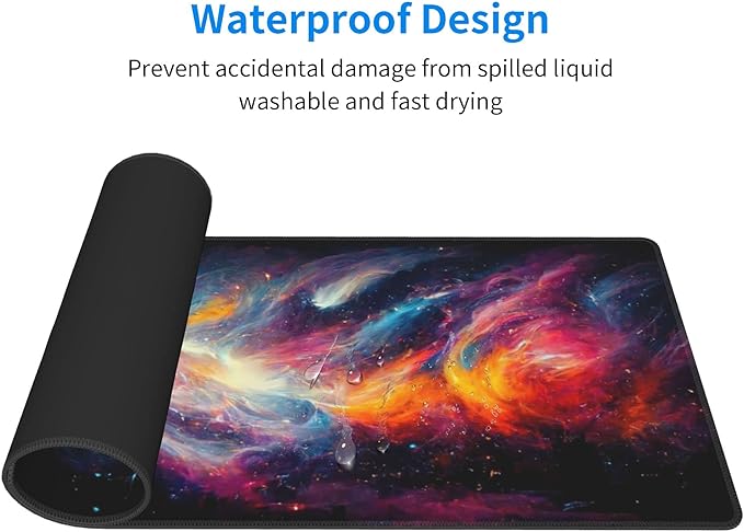 Galaxy Extended Big Mouse Pad Large, XL Gaming Mouse Pad Desk Pad, - Image 4