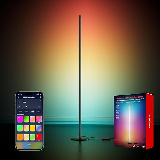 SwitchBot Smart Floor Lamp RGBICWW Voice/App Controlled Works by SwitchBot