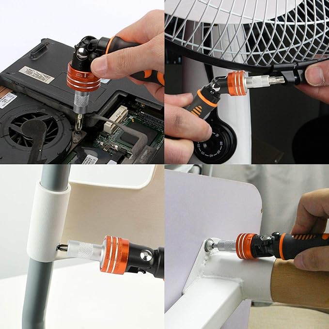Precision Ratchet Screwdriver Set, JAKEMY 69 in 1 Household Screwdriver Home - Image 5