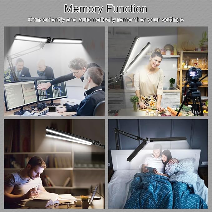 2-in-1 LED Desk Lamp, 24W Brightestwith Table Lamp - Image 7
