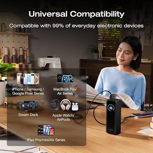 EF ECOFLOW Rapid Power Bank 25, 170W Portable Charger - Image 7