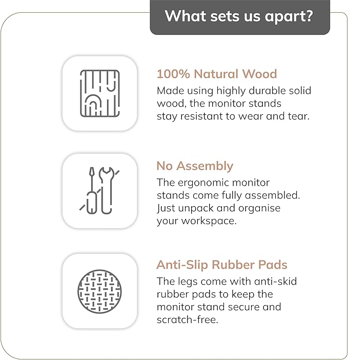 Anji Mountain Wooden Monitor Stand - Image 7