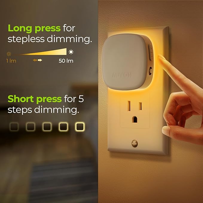 AUVON Plug-in LED Backlit Night Light - Image 5