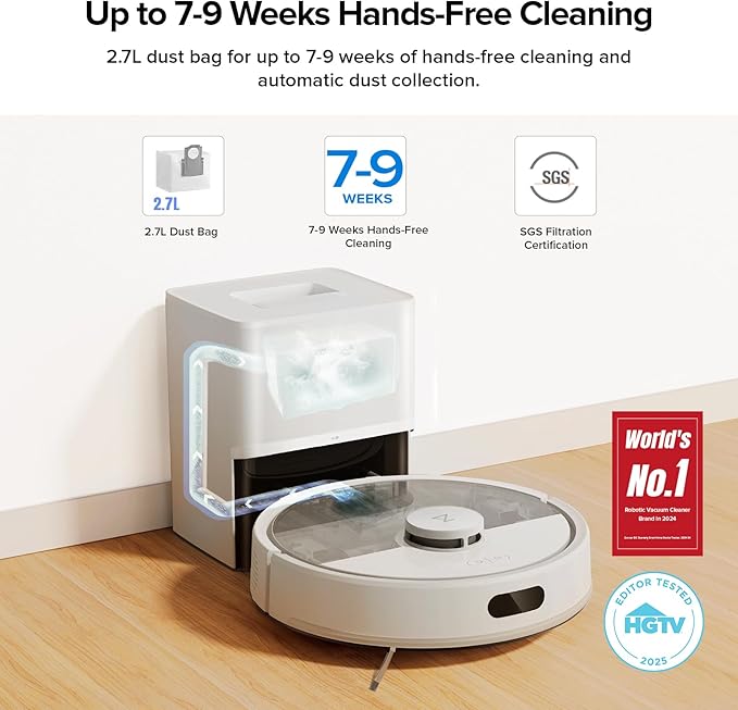 roborock Q7 M5+ Robot Vacuum and Mop, Upgraded from Q5 Max+, 10000Pa Suction - Image 2