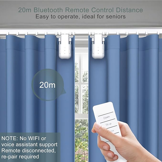 Takkicept Automatic Curtain Opener 2 Pack: Smart Electric Curtains Closer Robot - Image 6
