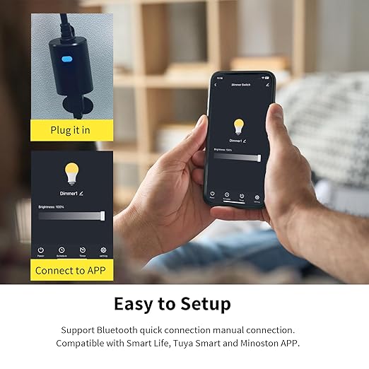 WiFi Dimmer Plug Outdoor Smart Outlet Compatible - Image 7