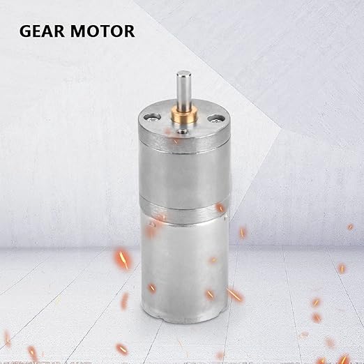 25mm DC 12V 25GA-370 Low Speed Metal Gear Motor - Image 3